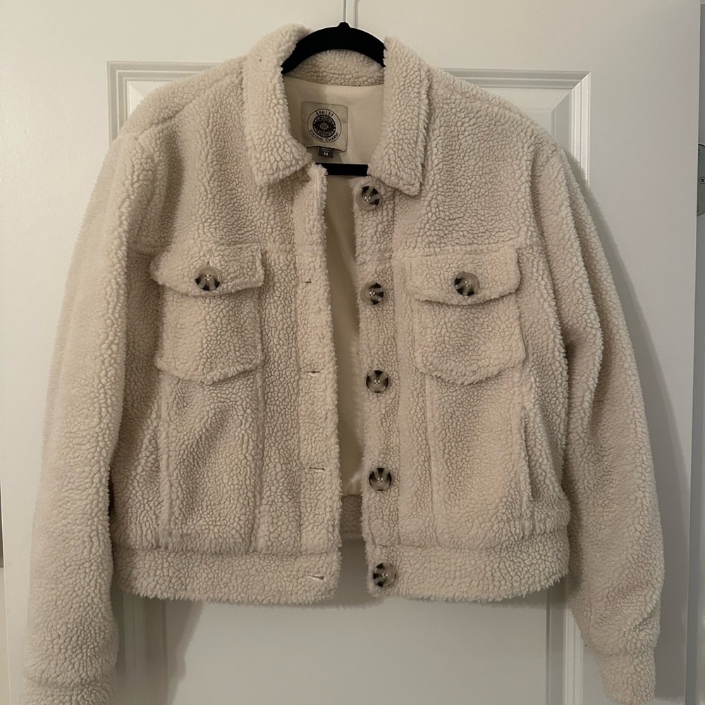 Cozy Cream Sherpa Jacket